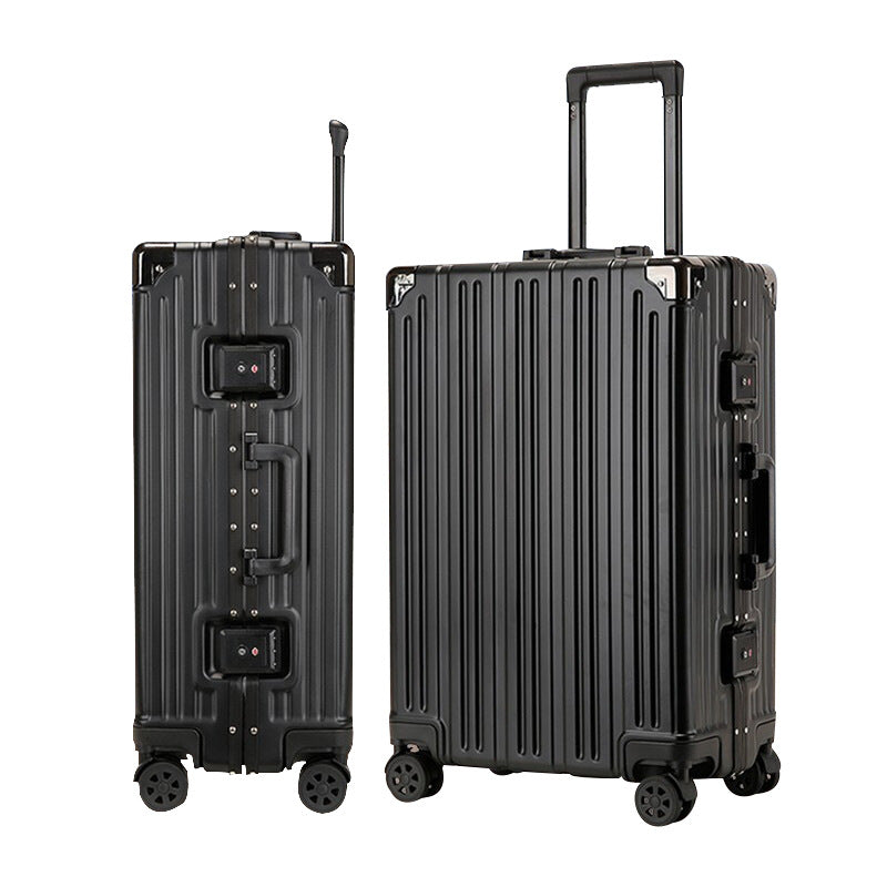 Men's and women's trolley cases, aluminum frame luggage, universal wheel 24 suitcases 20 boarding cases, password luggage manufacturers wholesale