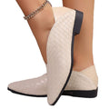 spring & fallnew arrival two-wear woven casualflats women's flatsv mouth pointed toe soft leather low heel professional flats43