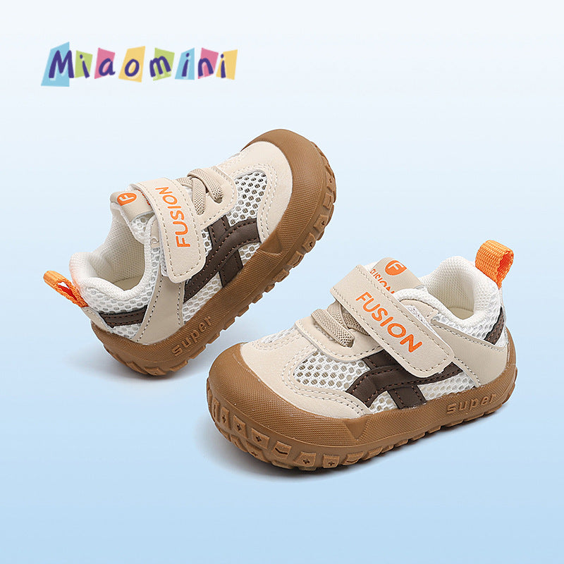 Kids' soft-soled prewalker shoes - spring/summer collection - baby functional shoes - anti-slip casual mesh shoes for boys and girls - ages 1-3