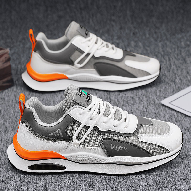 Men's winter breathable 2025 new mesh athletic casual running versatile height increasing trendy dad shoes - hot seller
