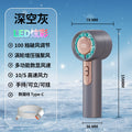 Southeast asia 2026 new high-speed handheld fan, usb rechargeable portable digital display powerful turbine mini fan
