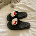 Cute hello kitty slippers for women, eva material, non-slip, odor-resistant, outdoor wearable, home use, new summer style, lightweight, high-value design for students
