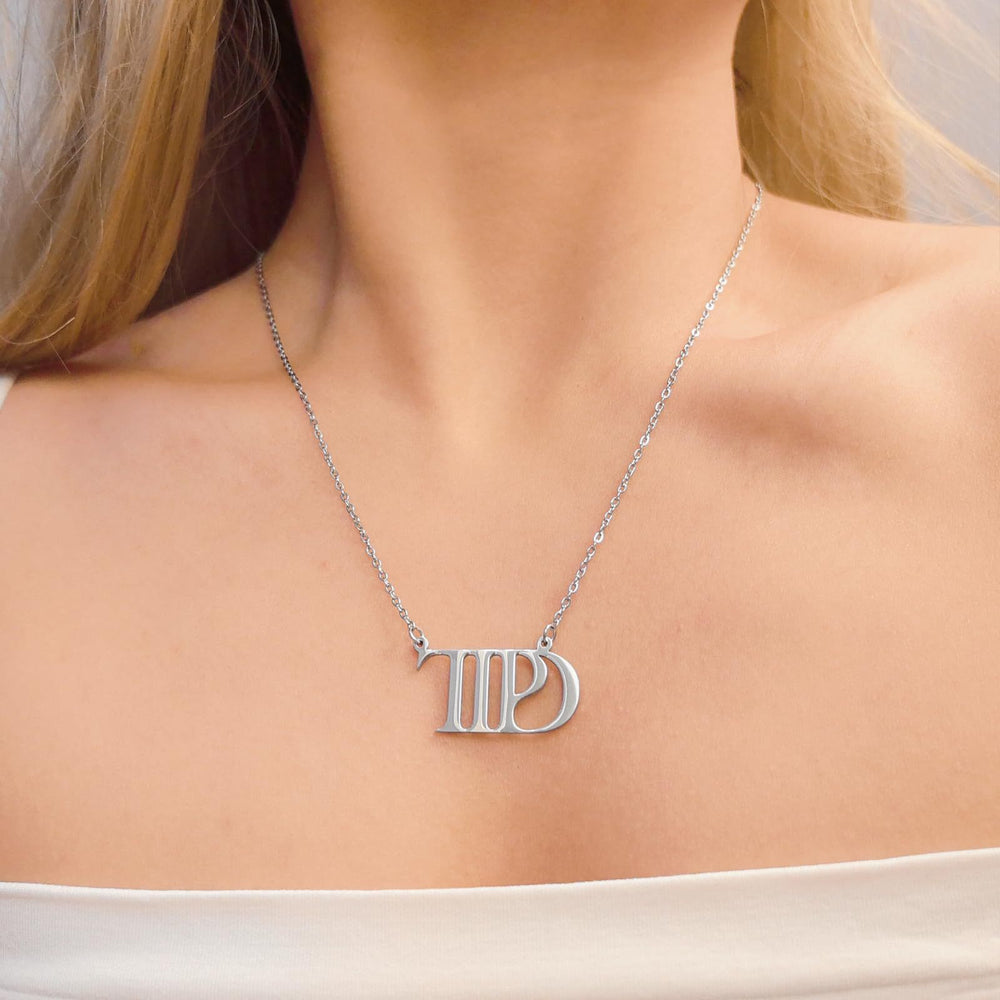 European and american cross-border hot-selling ttpd necklace taylor album film record earrings chasing star idol taylor stylish jewelry