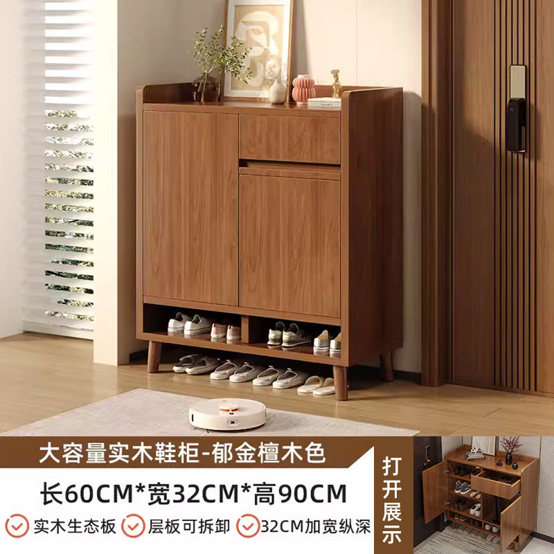 Large capacity shoe cabinet for home use - entryway, hallway, and outdoor console table all-in-one storage - new shoe rack