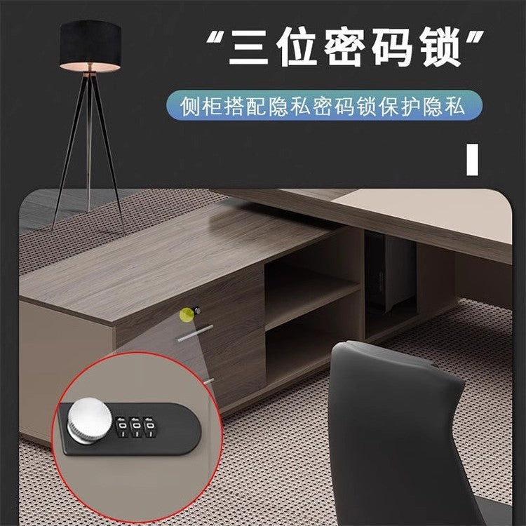 Office furniture boss desk casualelegant desk manager desk supervisor desk office desk and chair combination 1.93