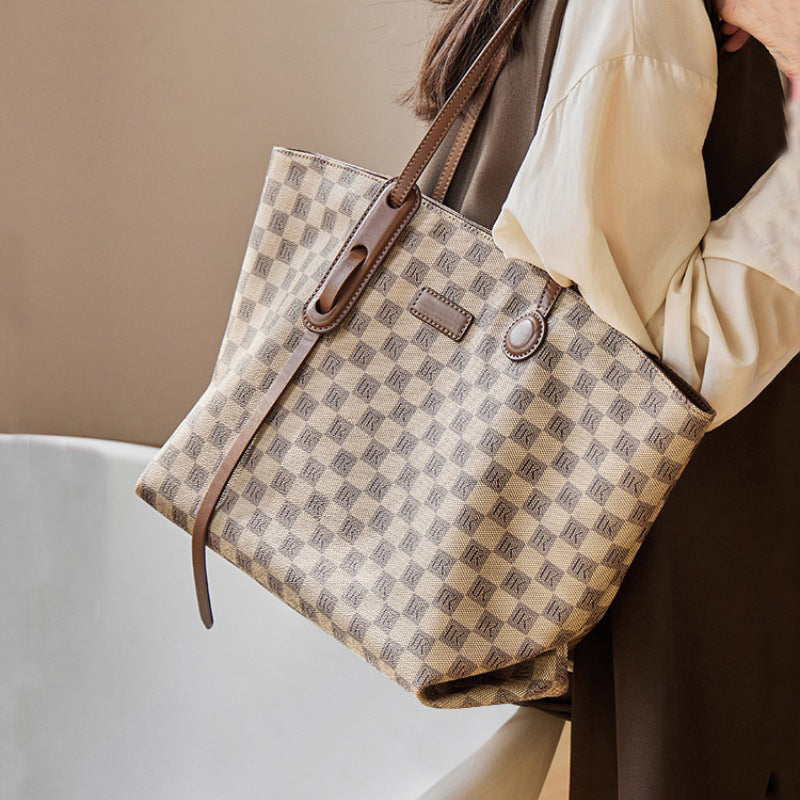 Bag 2025new arrivaltote bag shoulder bag large capacity satchel bag classy sense of stylefashion large bag canvas bag