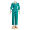 new african women's top and pants two-piece set, plus size, european and american style, export quality, suitable for  and