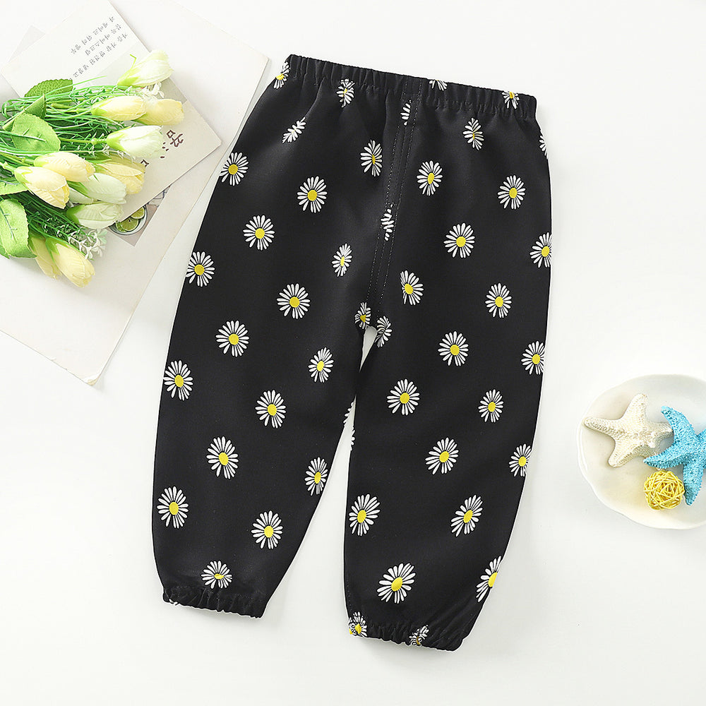 Summer kids anti-mosquito pants baby bloomers boys and girls breathable nine-point pants children's air-conditioning pants children's pants
