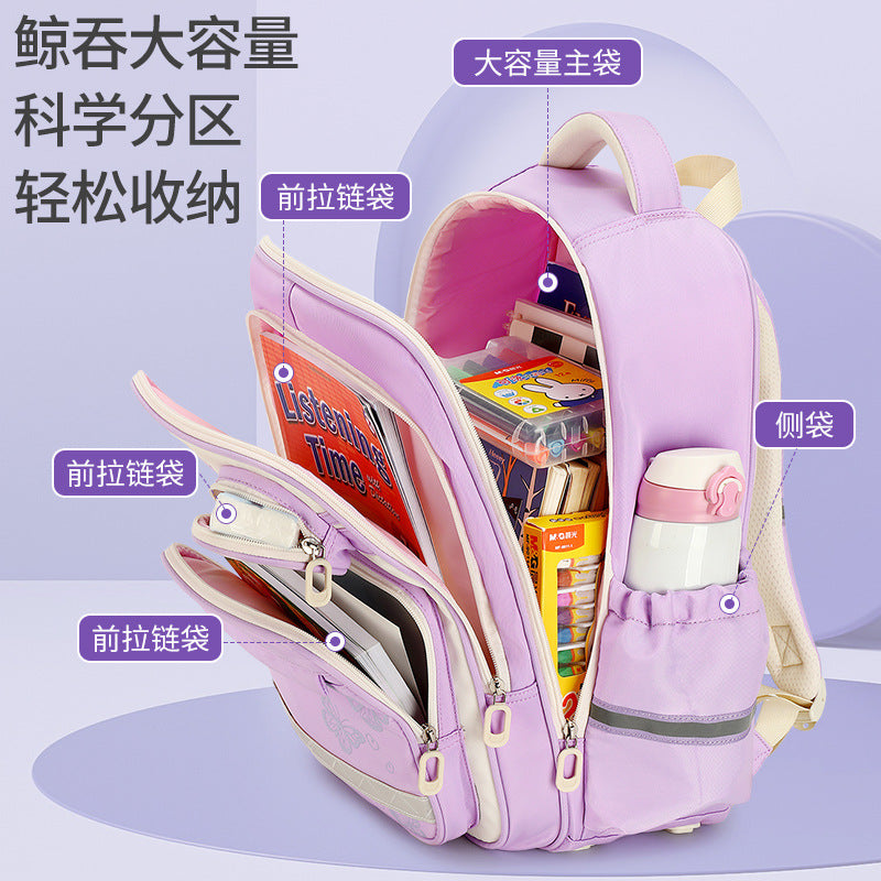 New arrival: wholesale school backpacks for grades 1-6, available in stock. large capacity, lightweight, and ergonomic design for boys and girls