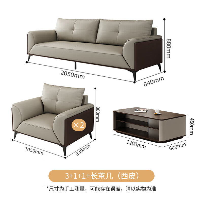 Saint li office sofa - minimalist modern design for ceo, business meetings, vip reception, conference, and corporate negotiations