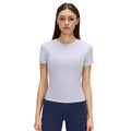 Women's summer quick-dry breathable yoga top - short sleeve crew neck casual running sports fitness t-shirt (model d26080)
