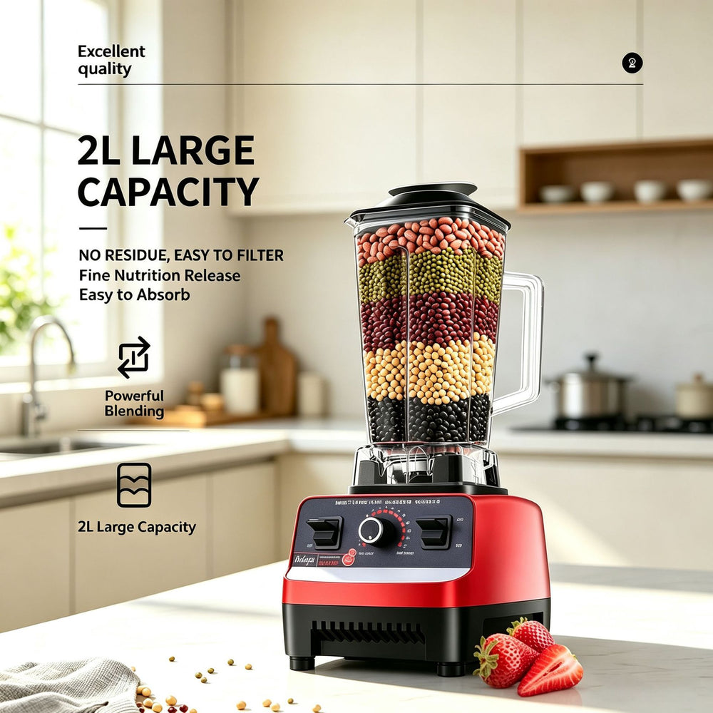 Multi-functional food processor: home kitchen meat grinder, food mill, baby food maker, soy milk maker, fruit and vegetable juicer