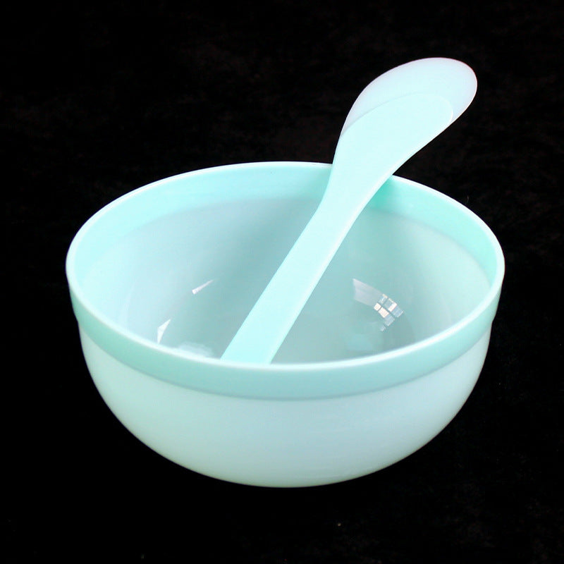 Beauty mask tool set #4: mask bowl + mixing spoon & spatula, makeup bowl, beauty supplies, spa mask mixing bowl set