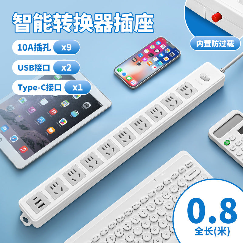 Multi-socket wireless power strip without cord socket with usb connection power strip self-wiring converter power strip power strip