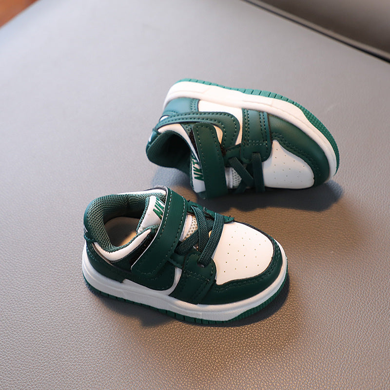 Kids' athletic shoes, trendy skate shoes,  spring/autumn new arrivals, korean style, boys' and girls' baby shoes, single shoes, first walker shoes