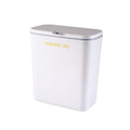 Kitchen trash can bathroom with lid crevice garbage storage bucket for home wall mounted installation-free multi-purpose trash can