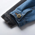 Factory direct kids' denim jacket - spring new arrival korean style color block top, distressed ripped jeans for boys and girls, wholesale children's clothing