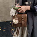 New arrivalpreppy style women's backpack british retrocasual shoulder satchel small bag student class work clothing bag