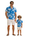 Factory direct wholesale children's floral shirts - perfect for songkran festival, southeast asian water festivals, kids' beach vacations, and casual short-sleeve wear