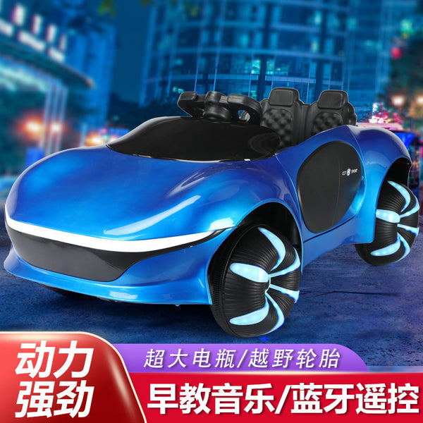 Children's electric four-wheeled car toy car can seat remote control 1-6 years old boys and girls baby new concept toy car
