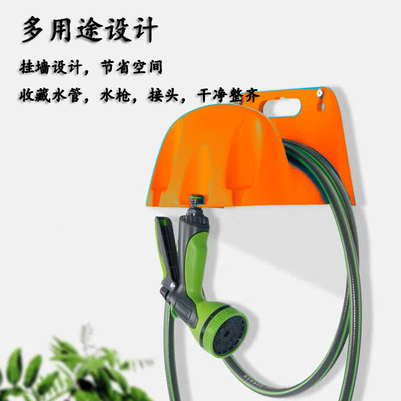 Plastic wall-mounted hose storage rack set irrigation tools garden garden watering flower  gardening water pipe rack