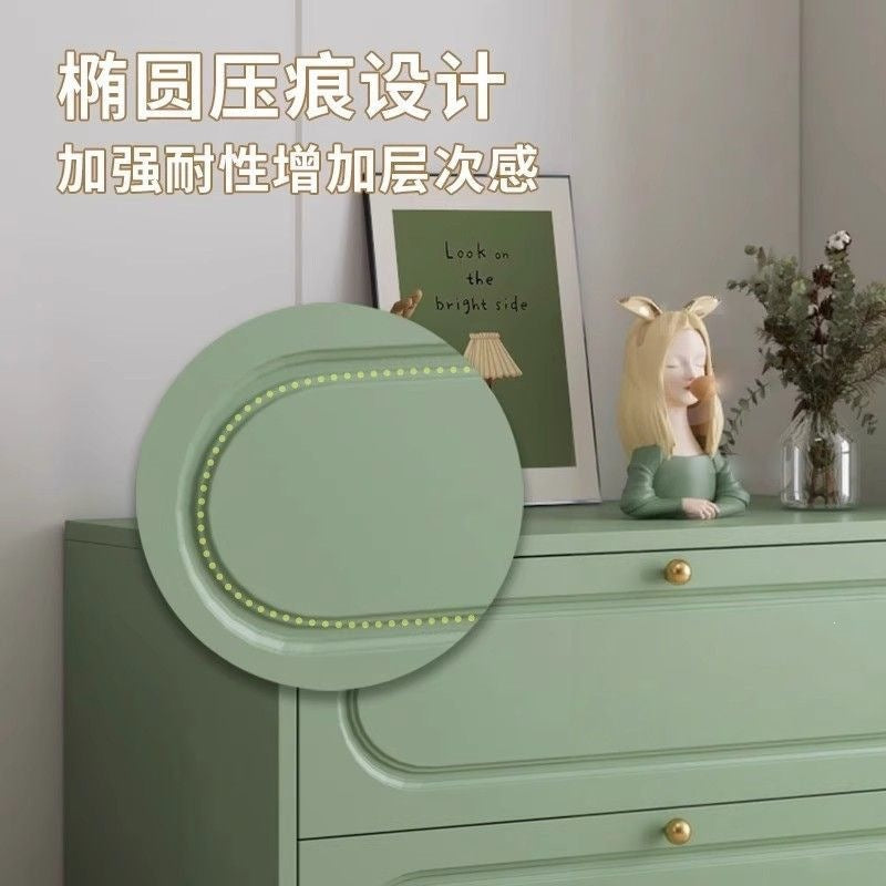 Iron chest of drawers bedroom storage cabinet living room side cabinet modern home steel storage drawer cabinet bedside cabinet