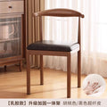 Walnut color | upgraded and reinforced [zero pressure latex] black microfiber leather seat surface
