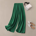 export autumn new high-waisted casual minimalist wide-leg pants loose versatile slimming long trousers women's trendy style