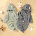 Baby knitting onesie fall and winternewborn baby boy and girl sweater cute heattech romper 016
