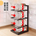 Countertop pot and miscellaneous storage rack kitchen floor-standing multi-layer storage rack with adjustable height storage pot rack