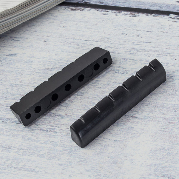 Guitar accessories, acoustic guitar upper string pillow, lower string pillow, string bridge upper piano bridge, Yamaguchi white, black special