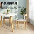 Nordic round table coffee table dining table and chairs set - perfect for home dining, meetings, balcony relaxation, and coffee breaks