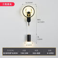 New arrival wall lamp deer head normcoreaccessible luxury modern pastoral style grids starry sky spotlight background wall master bedroom pair