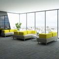 Casual office sofa coffee table combination reception room reception room rest area genuine leather multi-person sofa combination personalized