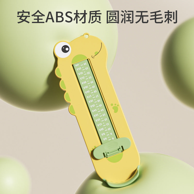 Baby foot measuring device - home use foot length & shoe insole length measurer - universal infant foot measuring tool - the ultimate shoe buying guide for kids
