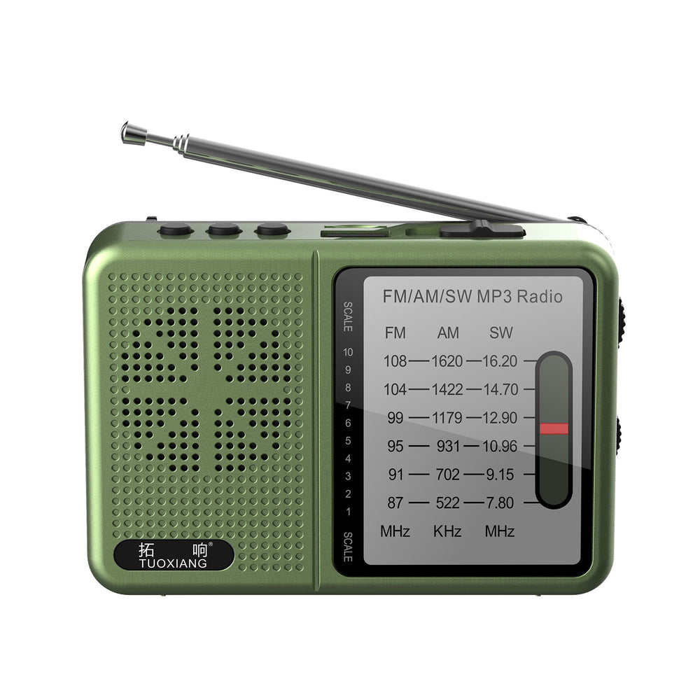 Tuoxiang t-6675 full-band radio for the elderly portable card radio for the elderly shortwave mini charging