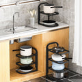 Sink rack, pot rack, special pot storage, kitchen stainless steel rack, multi-layer for home cabinet with layers