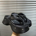 Eva thick-soled flip-flops for women, 2026 new arrival, popular thick-soled height-increasing non-slip fashionable minimalist flip-flops for women