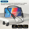 New gradient high-value neckband sports bluetooth earphones, dual-mode gaming headset with battery display, compatible with apple and android
