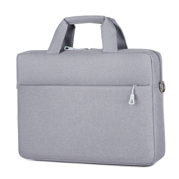 Wholesale fashion simple computer bag men's laptop bag shoulder women's 14-inch 15.6-inch gift bag exhibition bag