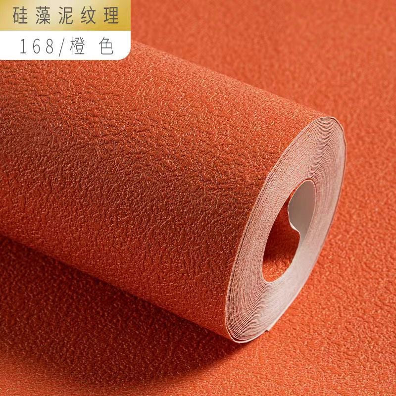 Super thick wallpaper, self-adhesive diatom mud, linen wall sticker, soft and hard wall covering, wall covering, renovation of living room, bedroom background wallpaper
