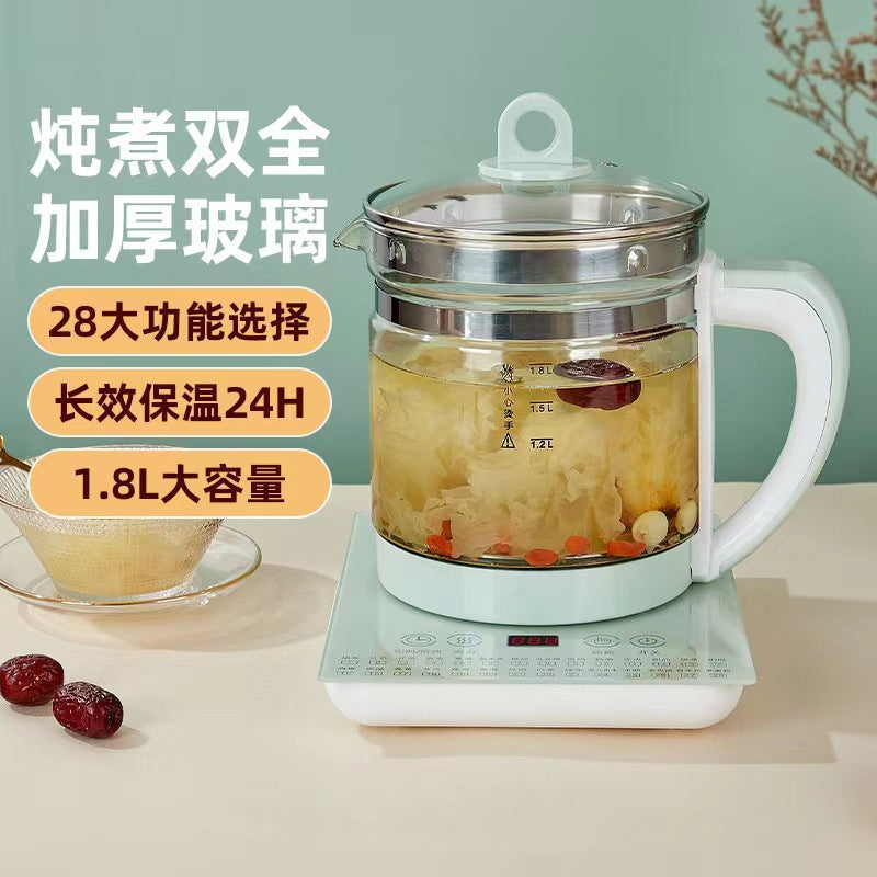 touch screen health pot intelligent multi-function electric cooking pot decoction pot glass electric teapot wholesale electric heating