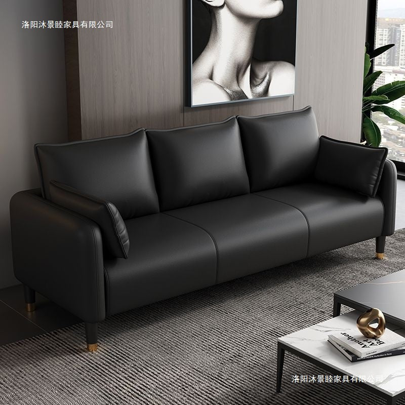 new living room sofa - compact size, ideal for rentals, hotels, apartments, two-seater, three-seater fabric sofa - also suitable for clothing stores