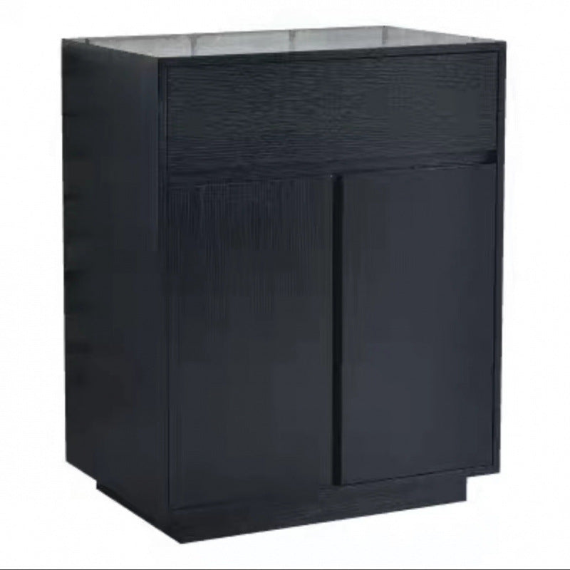 Modern home light luxury black tv cabinet small apartment new style coffee table high-end living room tv stand