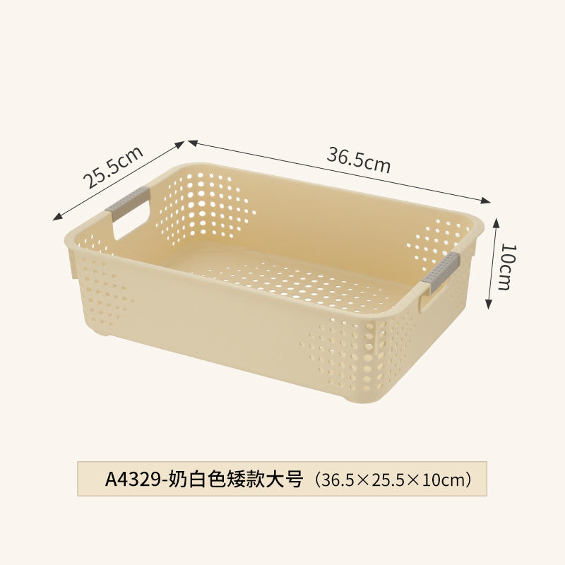 Wholesale desktop storage basket sundries storage box storage basket rectangular snack toy storage basket finishing box