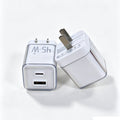Wow customized 45w dual port a+c apple charger qc3.0pd protocol usb multi-port fast charging charging head