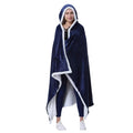 Lazy pullover pajamas, heattech clothing, cashmere tv blanket, hugging hoodie, cold-proof heattech nightgown, cloak, cloak