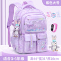 Girls' school backpack - new 2026 model for grades 1-6 - lightweight, ergonomic, and spine-protecting backpack for elementary school students