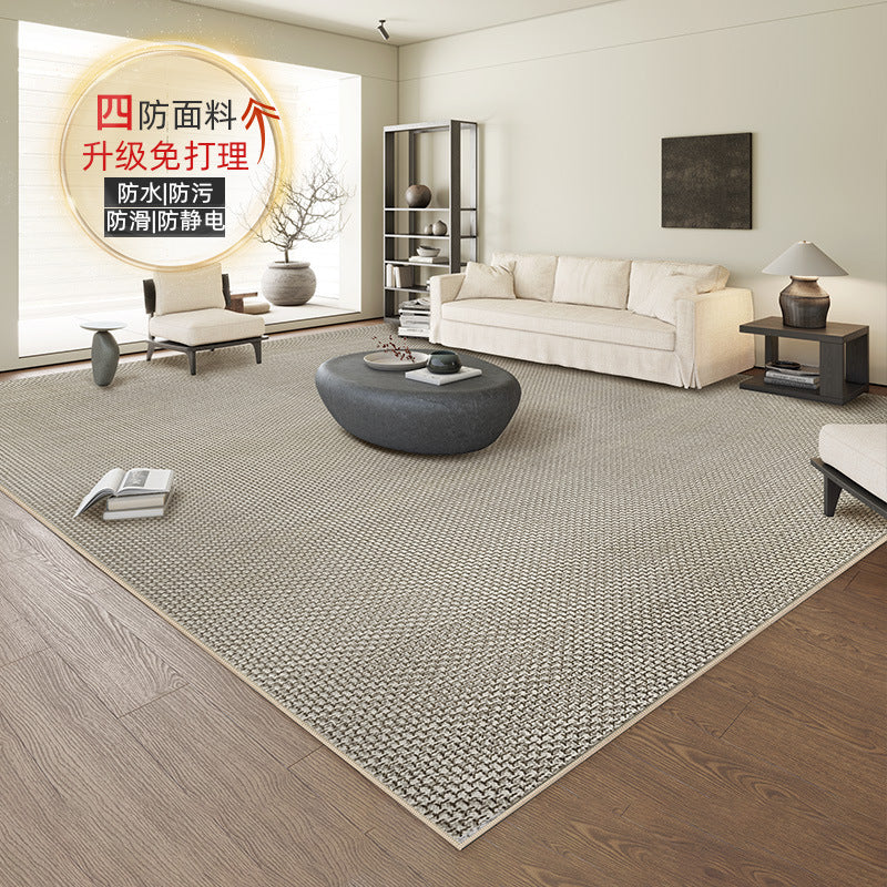 Plain carpet living room accessible luxuryclassy large house waterproof anti-fouling sofa blanket coffee table bedroom bedside blanket household floor mat