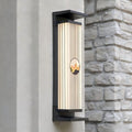 Outdoor solar wall lights for villa entryways, pillar lights, solar powered lighting, gatehouse lights, new chinese style wall sconces, courtyard lights